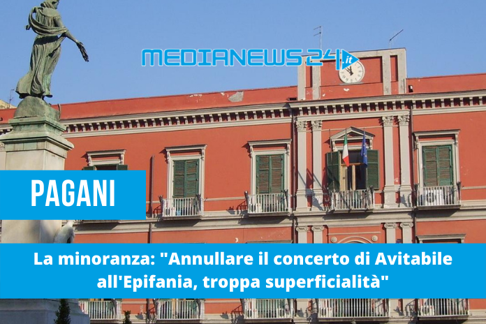 Pagani. La nota dei consiglieri di minoranza: “Annullare il concerto di Avitabile all’Epifania, troppa superficialità”