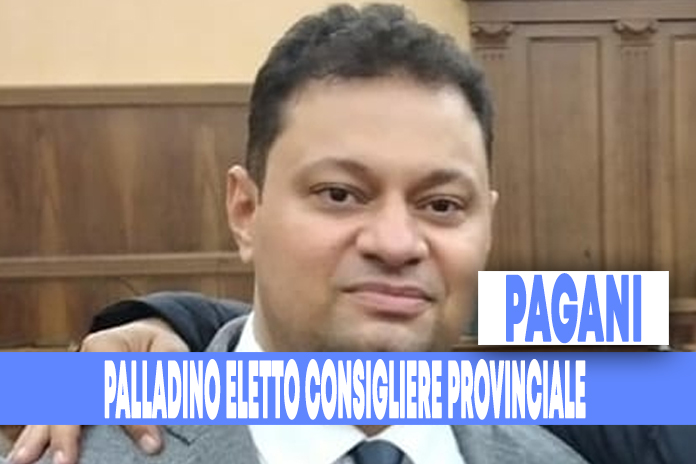 Pagani. Il presidente del Consiglio Comunale  Gerardo Palladino eletto consigliere provinciale