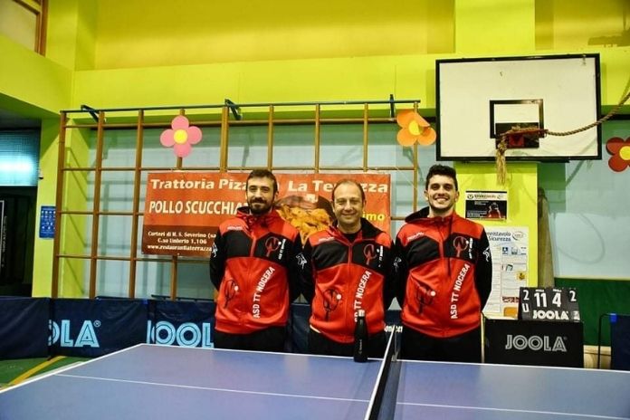Tennis Tavolo Nocera. Tre sconfitte per questo weekend pongistico