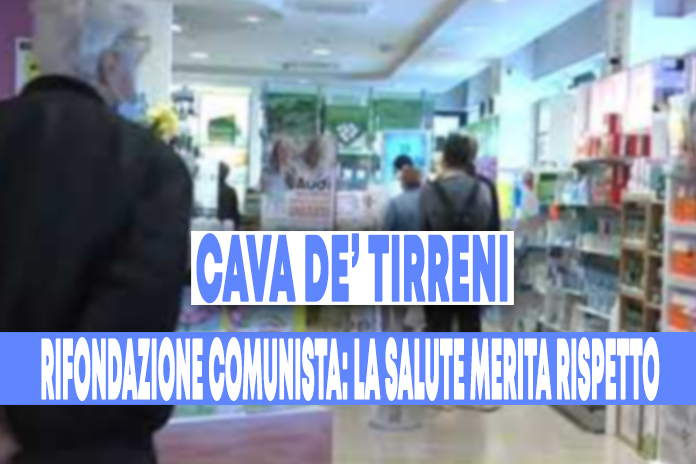 Cava de’ Tirreni. Rifondazione Comunista, “farmacie in fila per i tamponi: code interminabili e caos, nessun controllo”