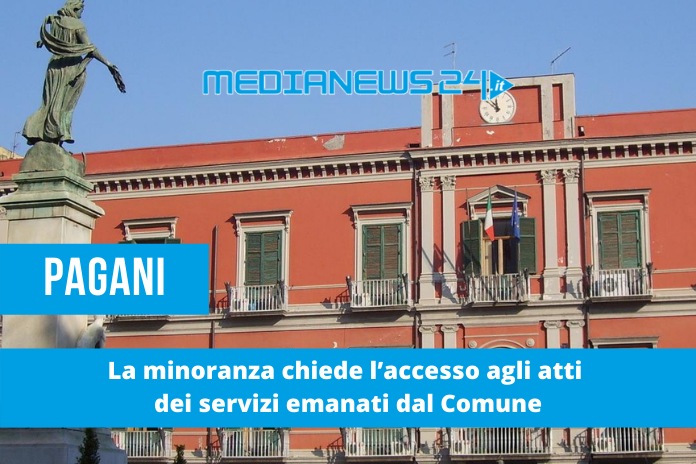 Pagani. La minoranza chiede l’accesso agli atti dei servizi emanati dall’ente Comune