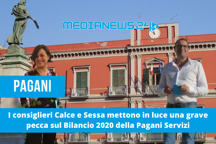 Pagani. I consiglieri Calce e Sessa mettono in luce una grave pecca sul Bilancio 2020 della Pagani Servizi