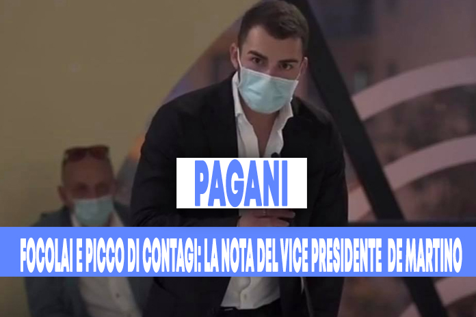 Pagani. De Martino: “Focolai e picco di contagi in città, bisogna attivare le misure necessarie”