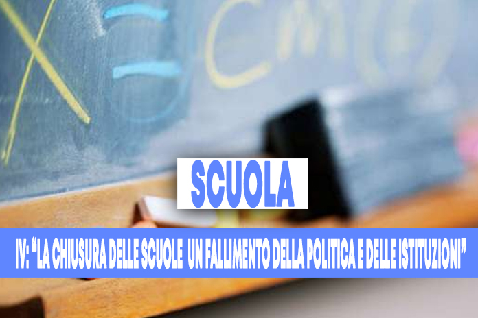 Italia Viva Campania. Chiudere la scuola è una scelta sbagliata nel breve e lungo periodo