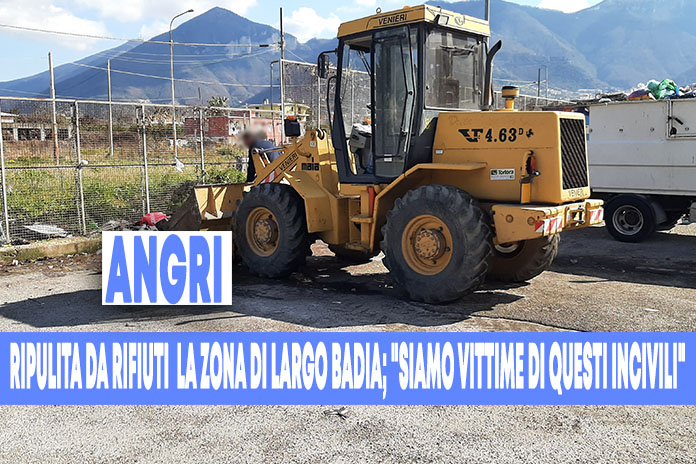 Angri. Ennesimo intervento dell’assessore all’ambiente: “Siamo vittime di questi incivili”