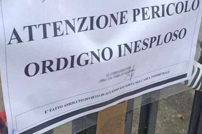 Ritrovato ordigno bellico nel comune di Auletta: al via alla messa in sicurezza