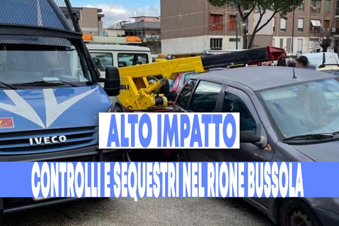 Alto impatto nel Rione della Bussola: questa mattina i controlli