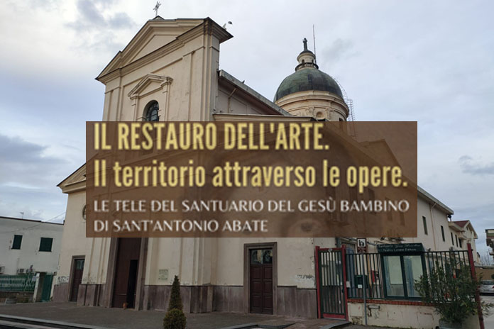 Sant’Antonio Abate, tornano al santuario del Gesù Bambino due dipinti su tela restaurati