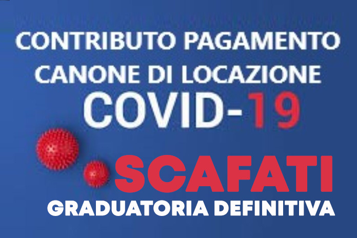 Contributi canoni di locazione “Emergenza Covid”, pubblicata la graduatoria definitiva
