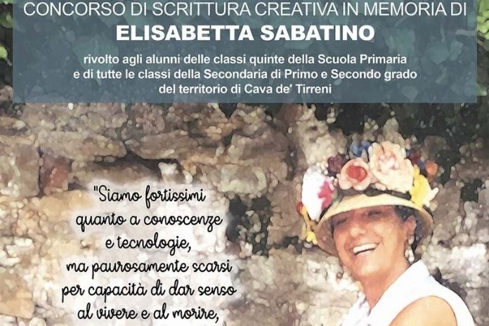 Cava de’ Tirreni. Aperto il bando per il Concorso scrittura creativa in memoria di Elisabetta Sabatino