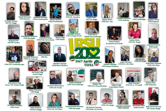 Rinnovo della rappresentanza sindacale Azienda U.O per la CISL FP di Salerno