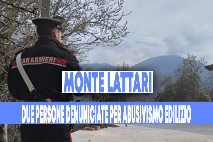 Pimonte. Monti Lattari: abusivismo edilizio, due persone denunciate