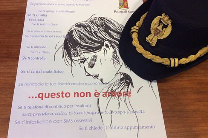 Napoli. La campagna di sensibilizzazione della Polizia di Stato “Questo non è amore”