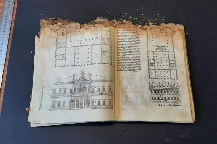 Cava de’ Tirreni. Al via il restauro della preziosa edizione dei “Quattro libri dell’architettura” di Andrea Palladio