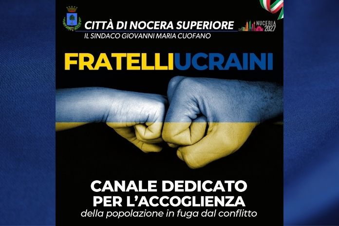Nocera Superiore. Attivato un canale dedicato all’accoglienza degli ucraini in fuga