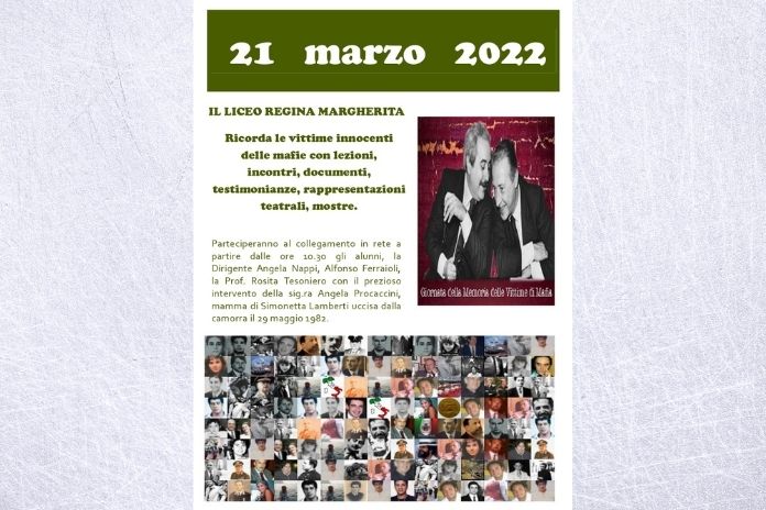 Salerno. Il Liceo Regina Margherita ricorda le vittime innocenti delle mafie