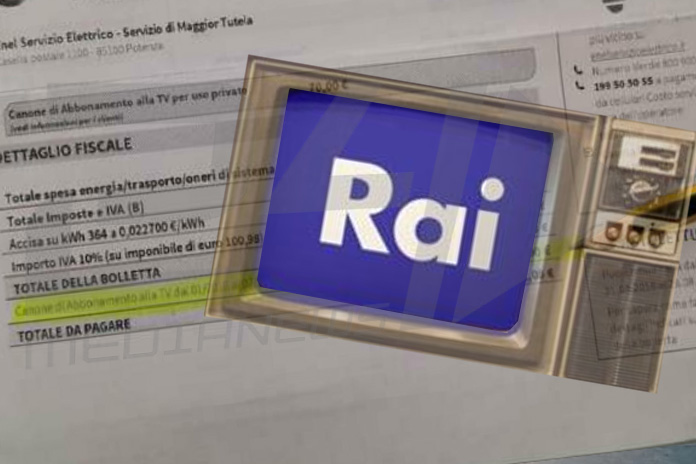 Canone RAI via da bolletta dal 2023, Codacons: atto doveroso