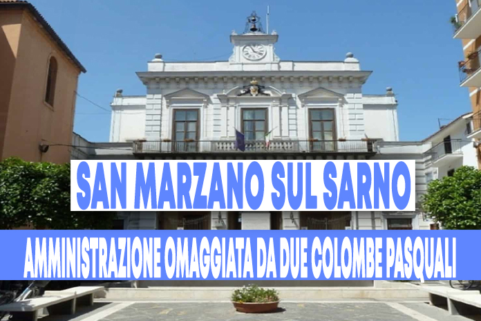 Due colombe pasquali dedicate alla comunità di San Marzano sul Sarno