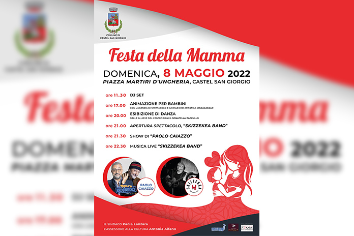 Castel San Giorgio si prepara a festeggiare tutte le mamme con una giornata ricca di eventi