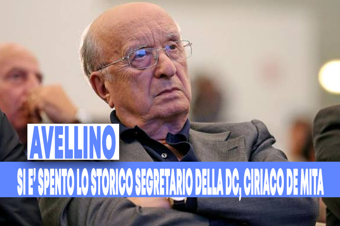 Addio a De Mita, l’ex premier della Prima Repubblica