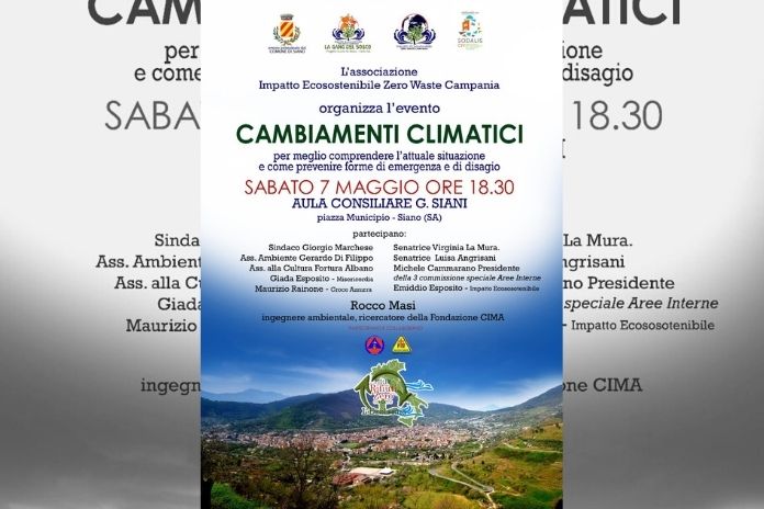 Siano. Il 7 Maggio “Cambiamenti Climatici” con la senatrice Angrisani