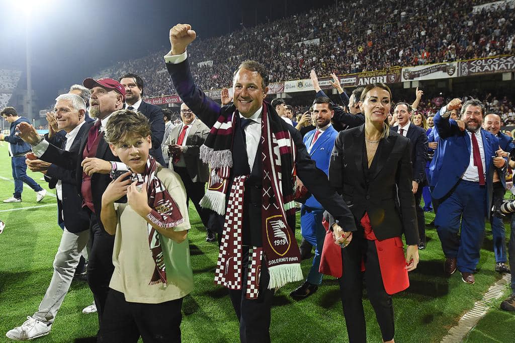 Salernitana, i ringraziamenti di Iervolino