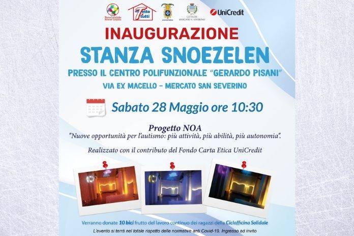 Mercato San Severino. Inaugura sabato 28 maggio la “Stanza Snoezelen”