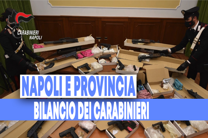 Napoli e provincia: 365 armi sequestrate negli ultimi 5 mesi. Il bilancio dei Carabinieri