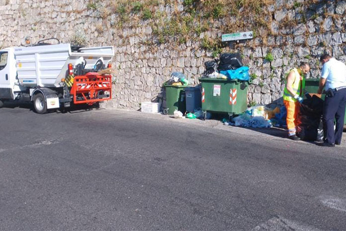 Amalfi. ispettori ambiente
