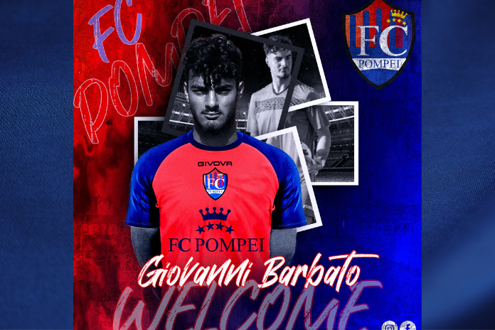 La FC Pompei ufficializza l’ingresso in squadra di Barbato