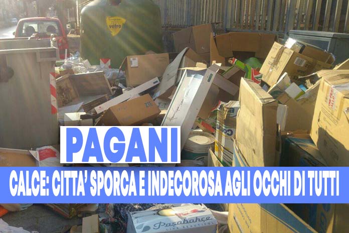 Pagani abbandono dei rifiuti: Calce chiede controllo e sicurezza sul territorio
