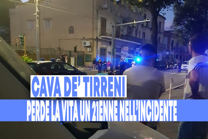Cava dei Tirreni: Incidente nella notte nei pressi del ponte di Pregiato, morto un giovane centauro