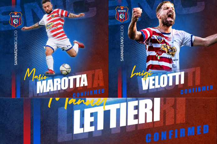 San Marzano Calcio riparte con tre conferme nel Roster
