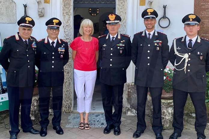 Capri e Anacapri: Visita del Generale di Corpo d’Armata Andrea Rispoli, Comandante Interregionale Carabinieri “Ogaden”