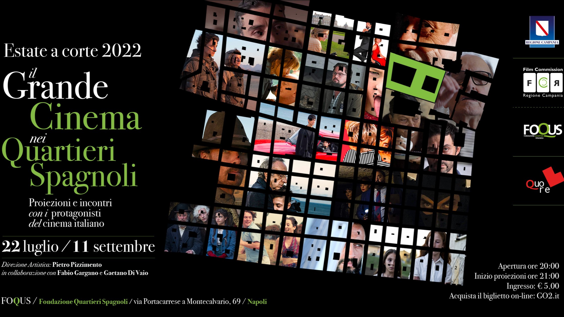 Napoli. I prossimi appuntamenti di FOQUS, Fondazione Quartieri Spagnoli