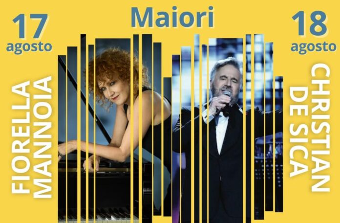 Maiori. Fiorella Mannoia e Christian De Sica live all’Anfiteatro del Porto Turistico ￼
