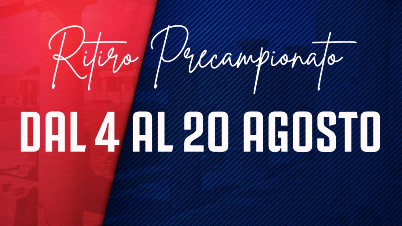 FC Pompei. Ritiro per preparazione precampionato