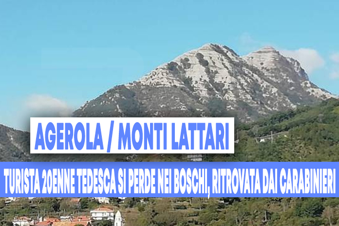 Agerola. Escursionista tedesca si perde tra i boschi dell’ “Orrido Pino”. Trovata ringrazia i Carabinieri lasciando un messaggio