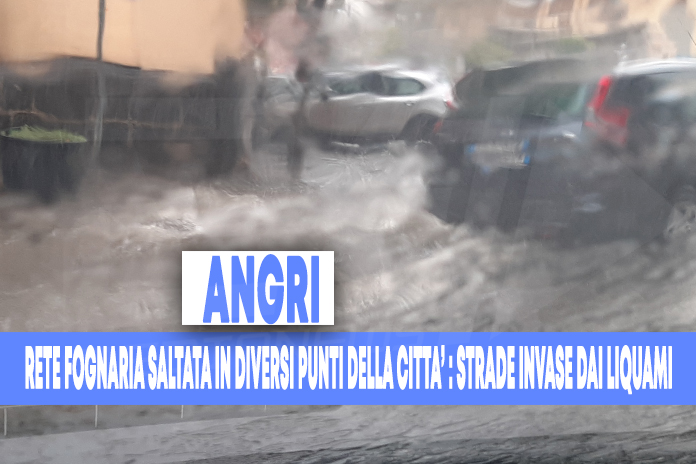Maltempo nell’Agro, pioggia senza sosta: strade invase dall’acqua