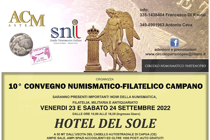 Capua il 10° Convegno Numismatico Filatelico Campano