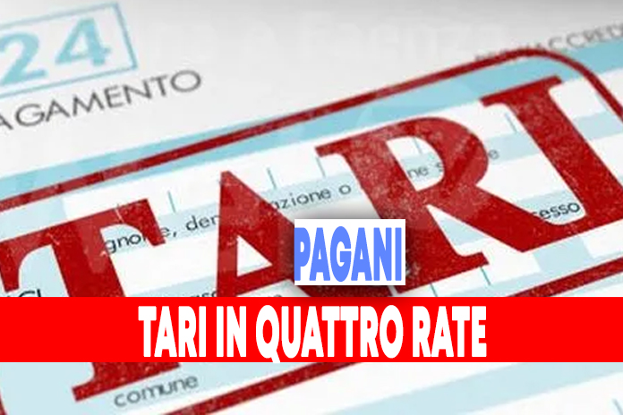 Bollettazioni Tari in quattro rate nel Comune di Pagani
