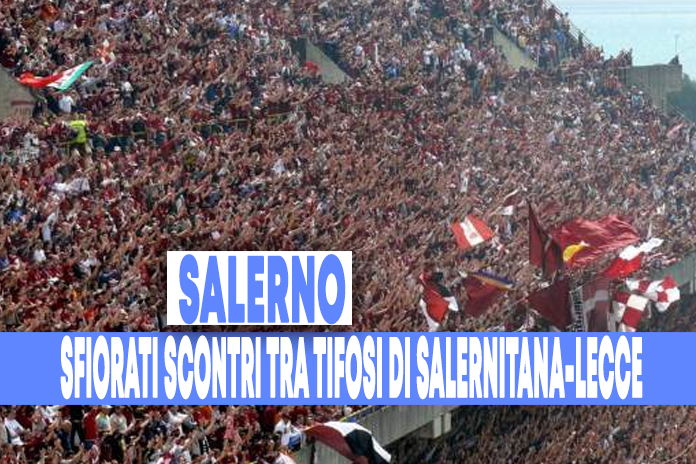 Salernitana-Lecce, sfiorati scontri tra tifoserie: arrestato sostenitore granata