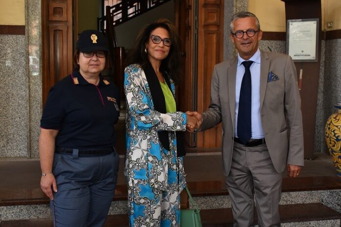 Salerno. Visita alla Questura di Salerno del Console della Repubblica di Tunisia