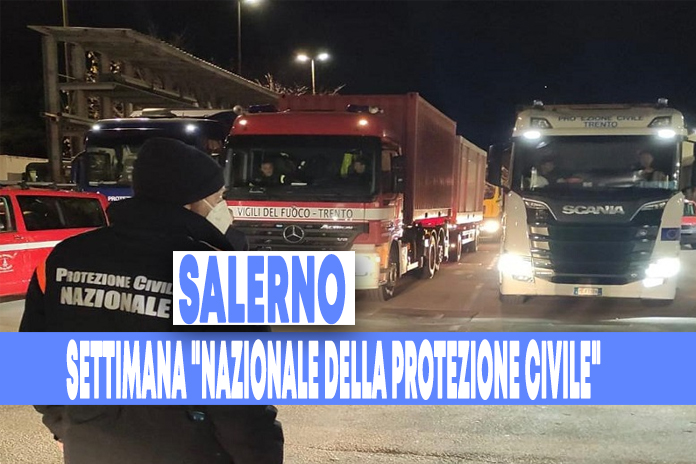 Salerno, settimana “Nazionale della Protezione Civile”, dal 10 al 17 ottobre 2022, presso la stazione marittima