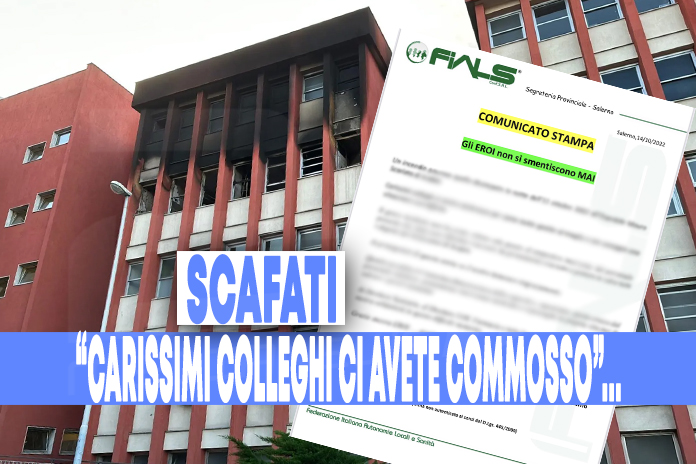 Scafati: “Gli Eroi non si smentiscono MAI”, la lettera della Fials Salerno