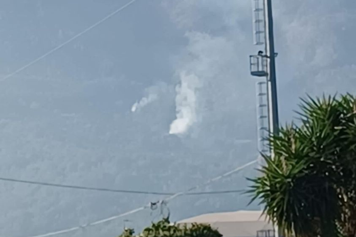 Angri. Rogo tra i monti a confine con Sant’Antonio Abate