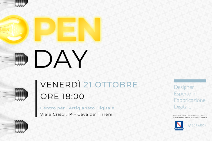 Cava de’ Tirreni. Al CAD la presentazione del corso “Designer esperto in fabbricazione digitale”, a cura di Medaarch 