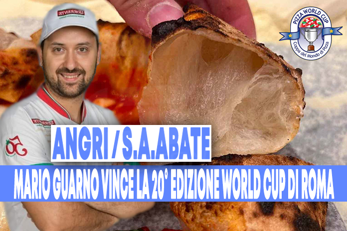 Angri/Sant’Antonio Abate. Mario Guarno vince la Pizza World Cup con la sua “Pizza a Canotto”