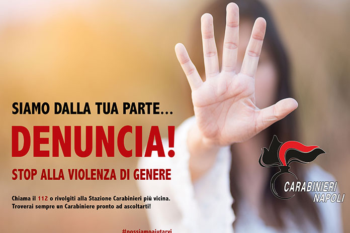 (Video) Napoli e Provincia: Violenza di genere. Carabinieri in prima linea nella difesa delle fasce deboli: il report