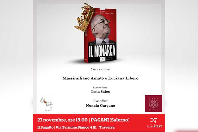 Il Monarca”: il libro dedicato al fenomeno De Luca sarà presentato il 23 novembre al Bagatto